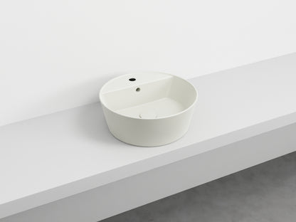 # LAVABO da appoggio HANDY - CIELO  in ceramica smaltata con foro rubinetto e design moderno