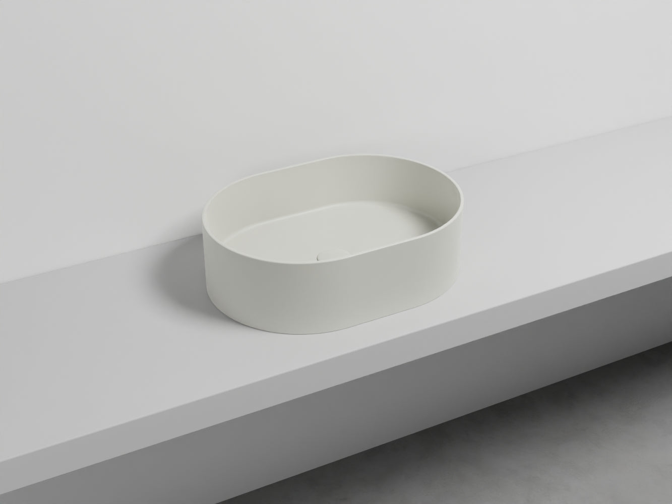 # LAVABO OVALE DA APPOGGIO THEO - CIELO in ceramica di alta qualità made in Italy per il tuo bagno