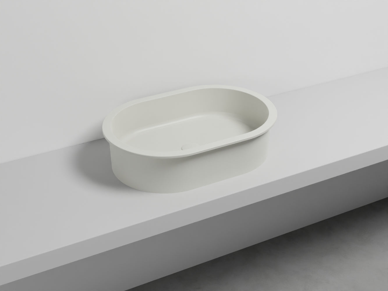 # LAVABO BACINELLA CATINO OVALE 65 - CIELO lavandino dal design minimalista per bagno