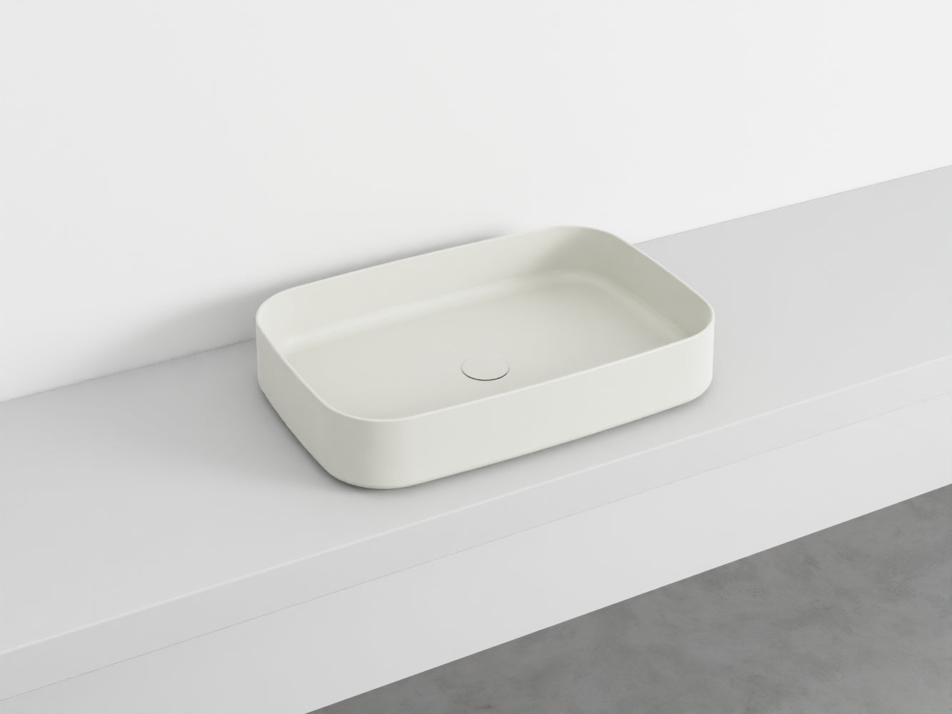 # LAVABO RETTANGOLARE da APPOGGIO SHUI COMFORT - CIELO lavandino in ceramica per bagno