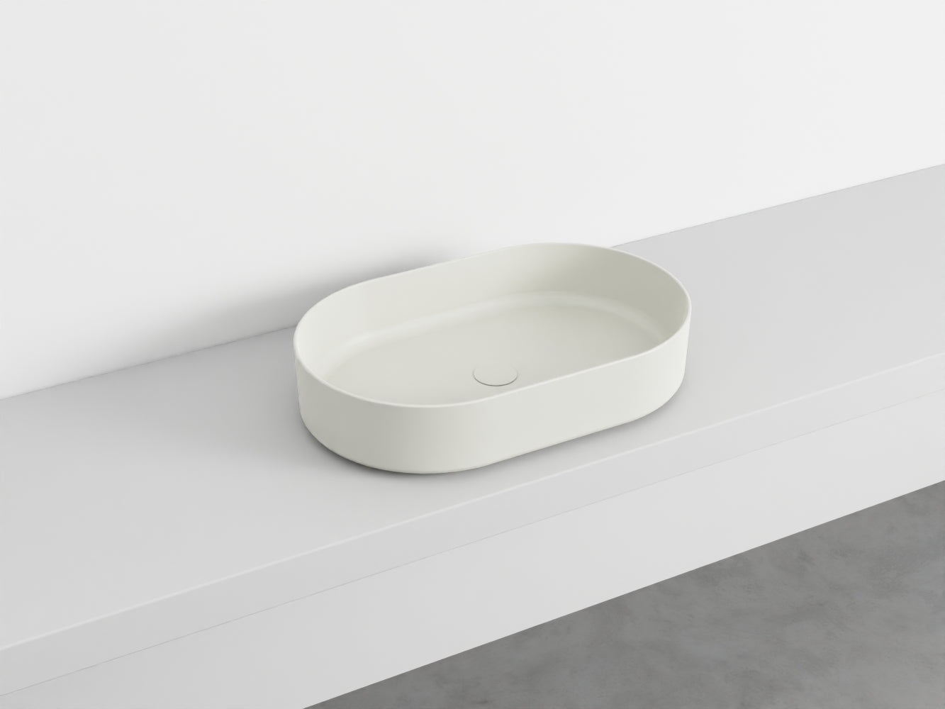 # LAVABO OVALE da APPOGGIO SHUI COMFORT - CIELO lavandino in ceramica per bagno