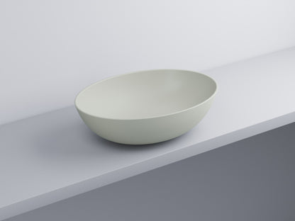 # BACINELLA DA APPOGGIO ECO da 58cm - CIELO proposta moderna e compatta per ambienti bagno dinamici e raffinati