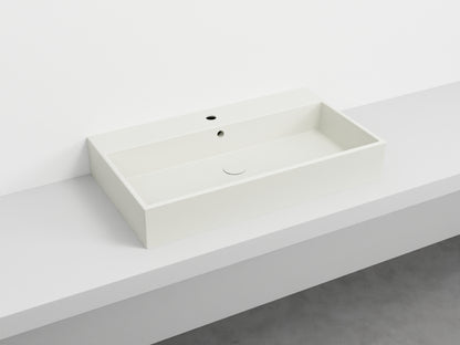 # LAVABO RETTANGOLARE SMILE 80 in ceramica - CIELO garantisce un risultato di grande impatto estetico per il tuo bagno