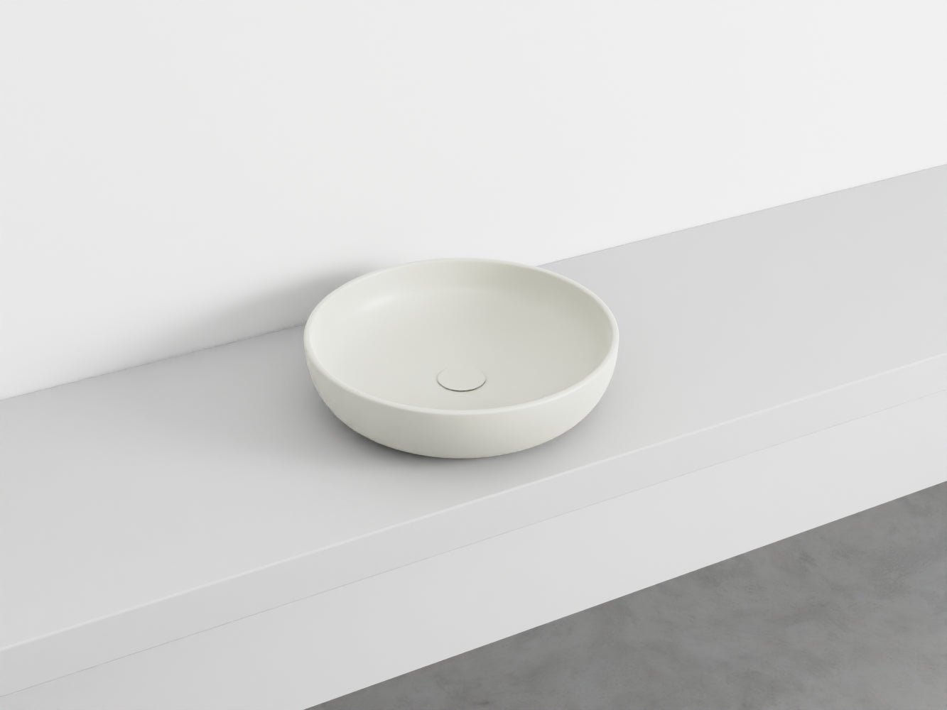 # LAVABO da APPOGGIO SHUI Ø45 - CIELO bacinella in ceramica per bagno moderno