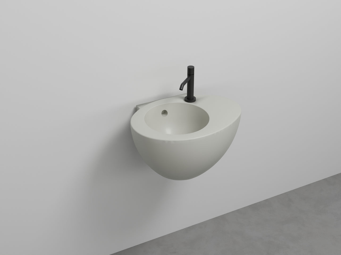 # LAVABO SOSPESO CON TROPPOPIENO LE GIARE 56Cm - CIELO sanitari per bagno in ceramica di alta qualità Made in Italy
