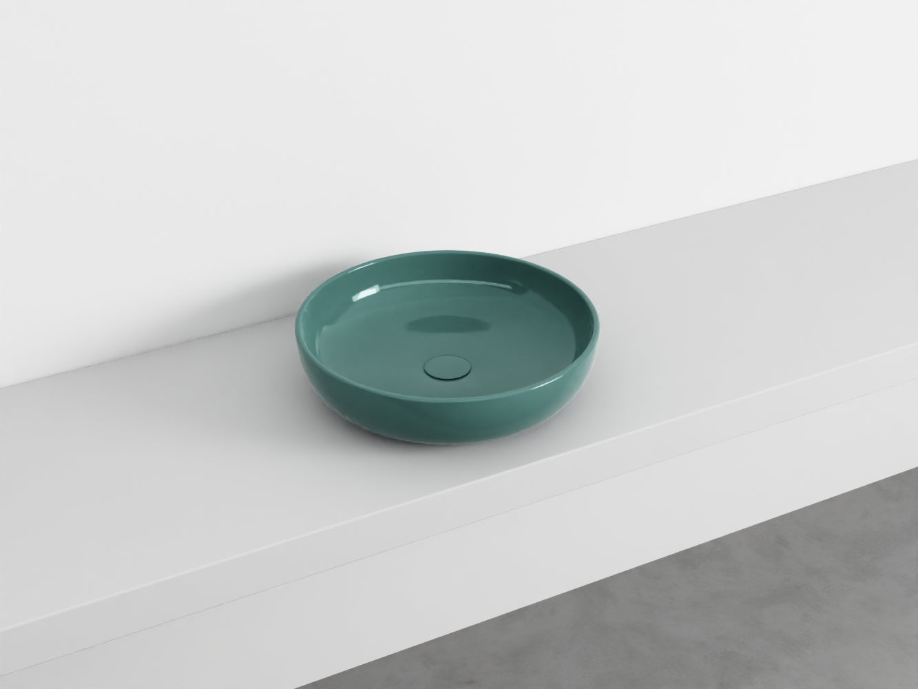 # LAVABO da APPOGGIO SHUI Ø45 - CIELO bacinella in ceramica per bagno moderno