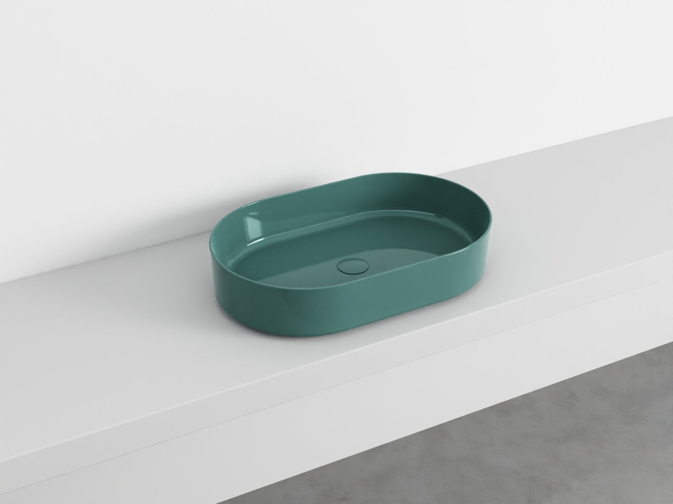 # LAVABO OVALE da APPOGGIO SHUI COMFORT - CIELO lavandino in ceramica per bagno