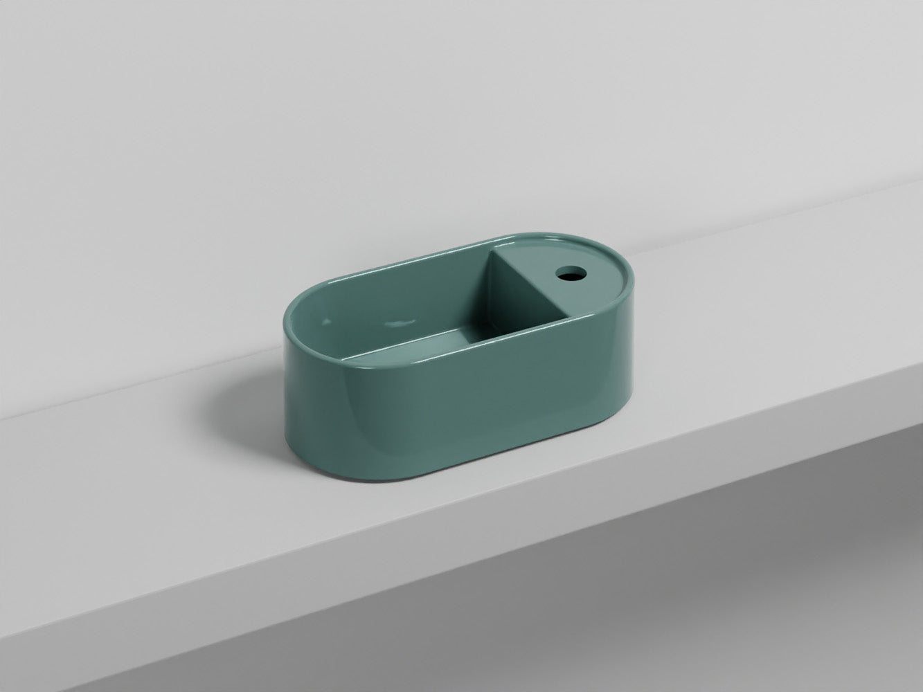 # LAVABO LES PETITES OVALE MONOFORO - CIELO lavabo da appoggio o sospeso per bagno