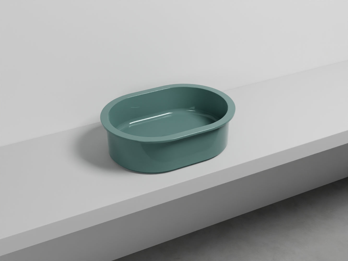 # LAVABO BACINELLA CATINO OVALE 55 - CIELO lavandino dal design minimalista per bagno