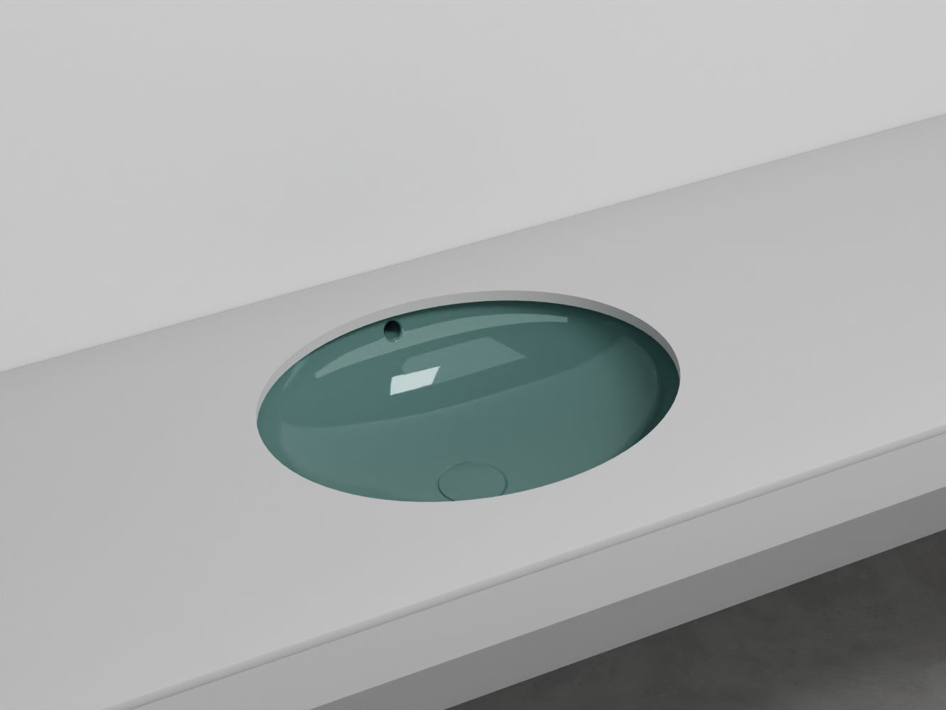 # LAVABO OVALE SOTTOPIANO ENJOY - CIELO lavandino sottopiano realizzato in finissima ceramica per bagno