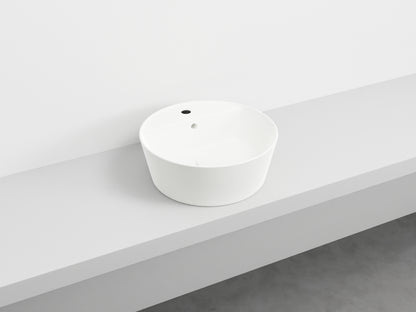 # LAVABO da appoggio HANDY - CIELO  in ceramica smaltata con foro rubinetto e design moderno