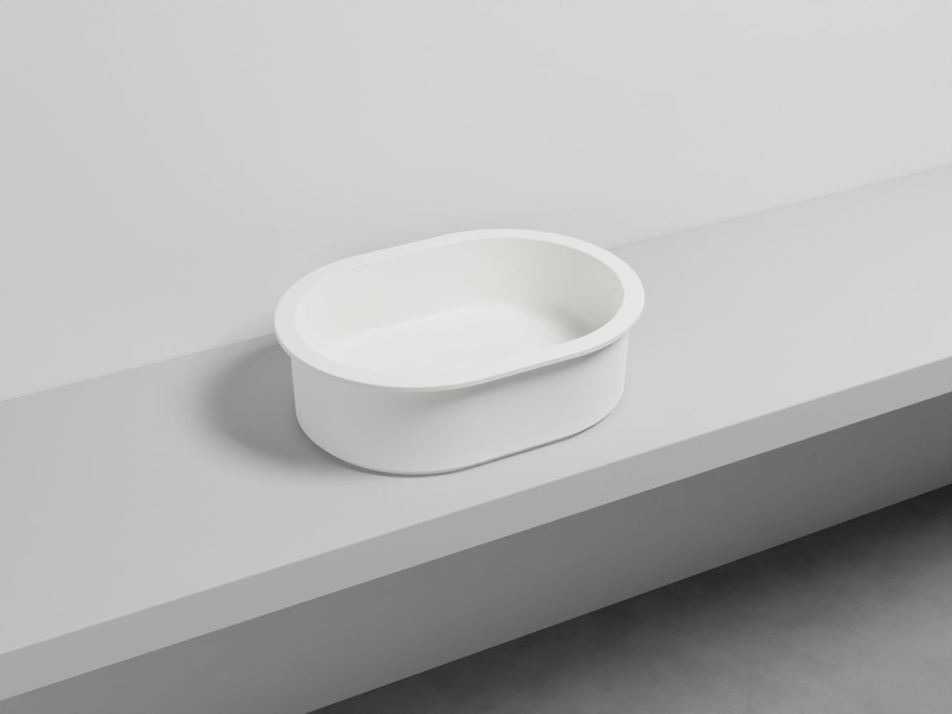 # LAVABO BACINELLA CATINO OVALE 55 - CIELO lavandino dal design minimalista per bagno
