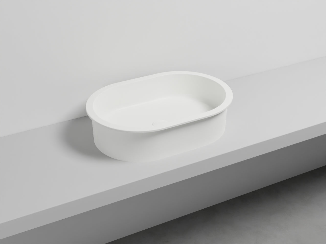 # LAVABO BACINELLA CATINO OVALE 65 - CIELO lavandino dal design minimalista per bagno