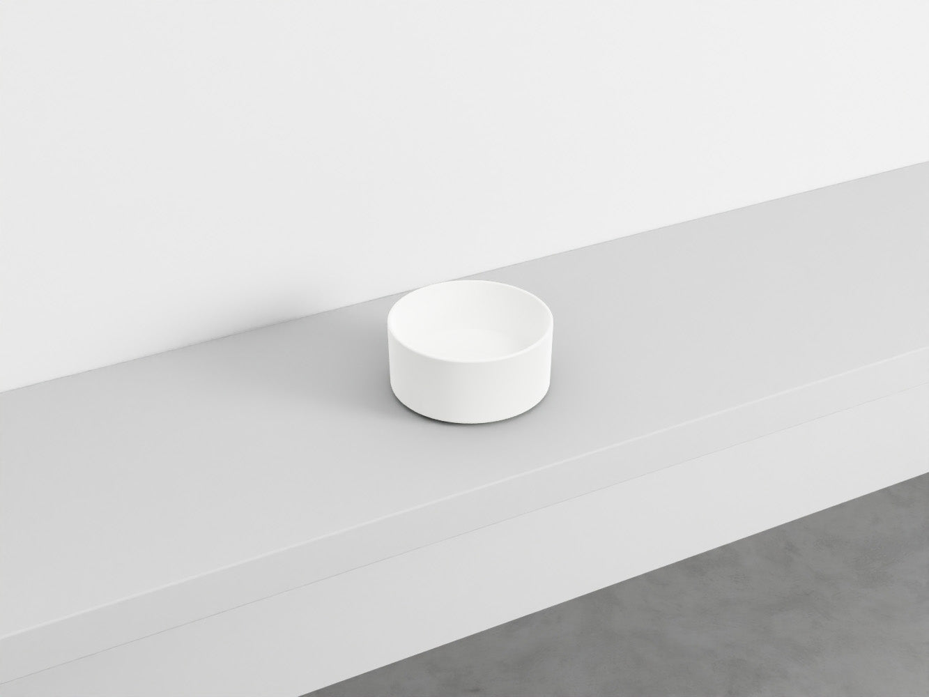 # LAVABO TONDO DA APPOGGIO MINIMO - CIELO lavandino in ceramica da appoggio per bagno