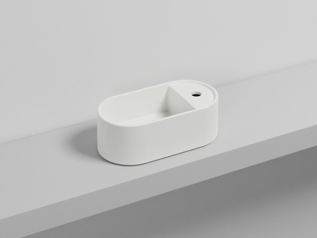 # LAVABO LES PETITES OVALE MONOFORO - CIELO lavabo da appoggio o sospeso per bagno