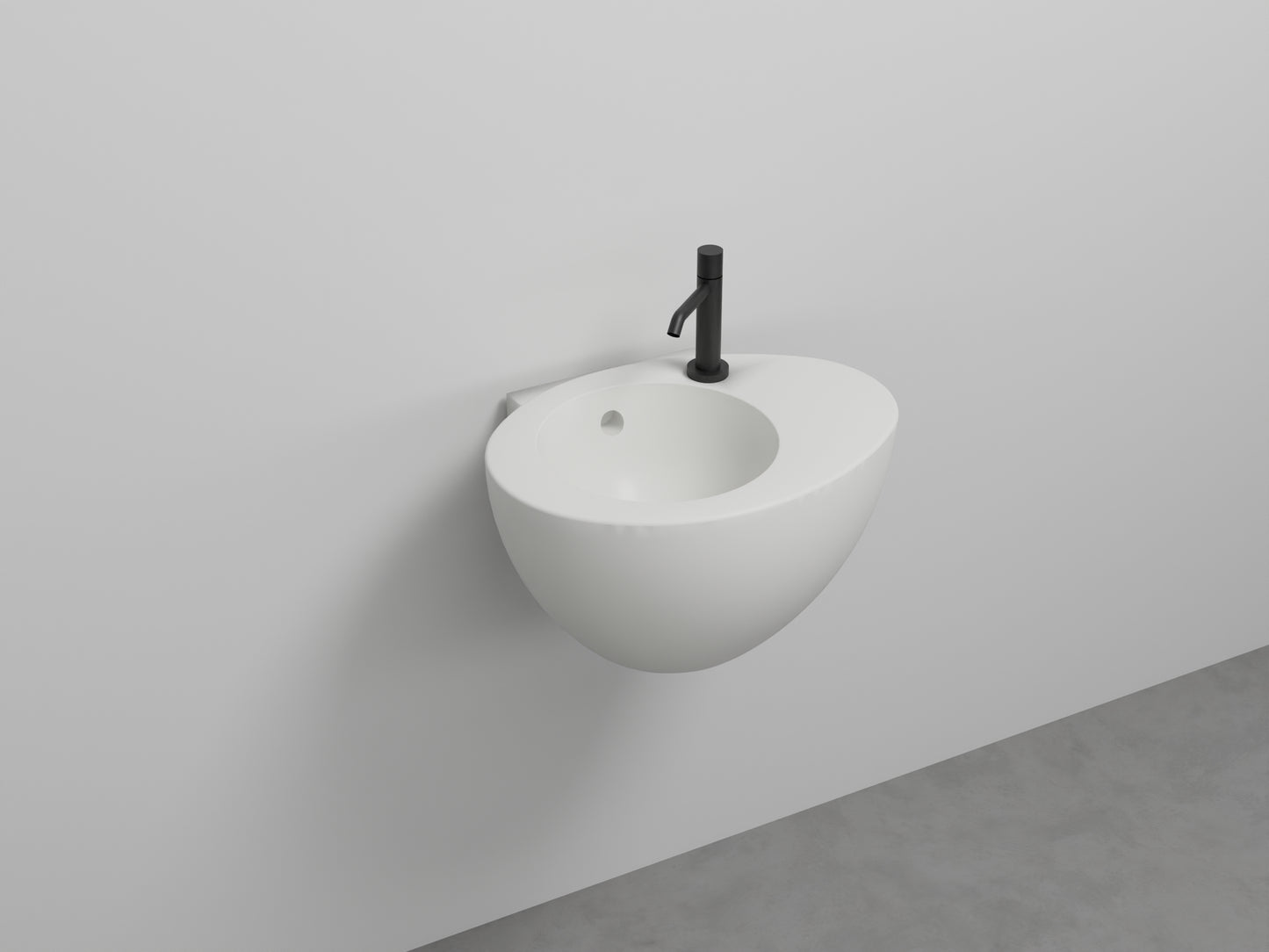 # LAVABO SOSPESO CON TROPPOPIENO LE GIARE 56Cm - CIELO sanitari per bagno in ceramica di alta qualità Made in Italy