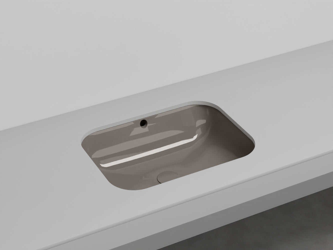 # LAVABO RETTANGOLARE SOTTOPIANO ENJOY - CIELO lavandino sottopiano resistente e duraturo per bagno