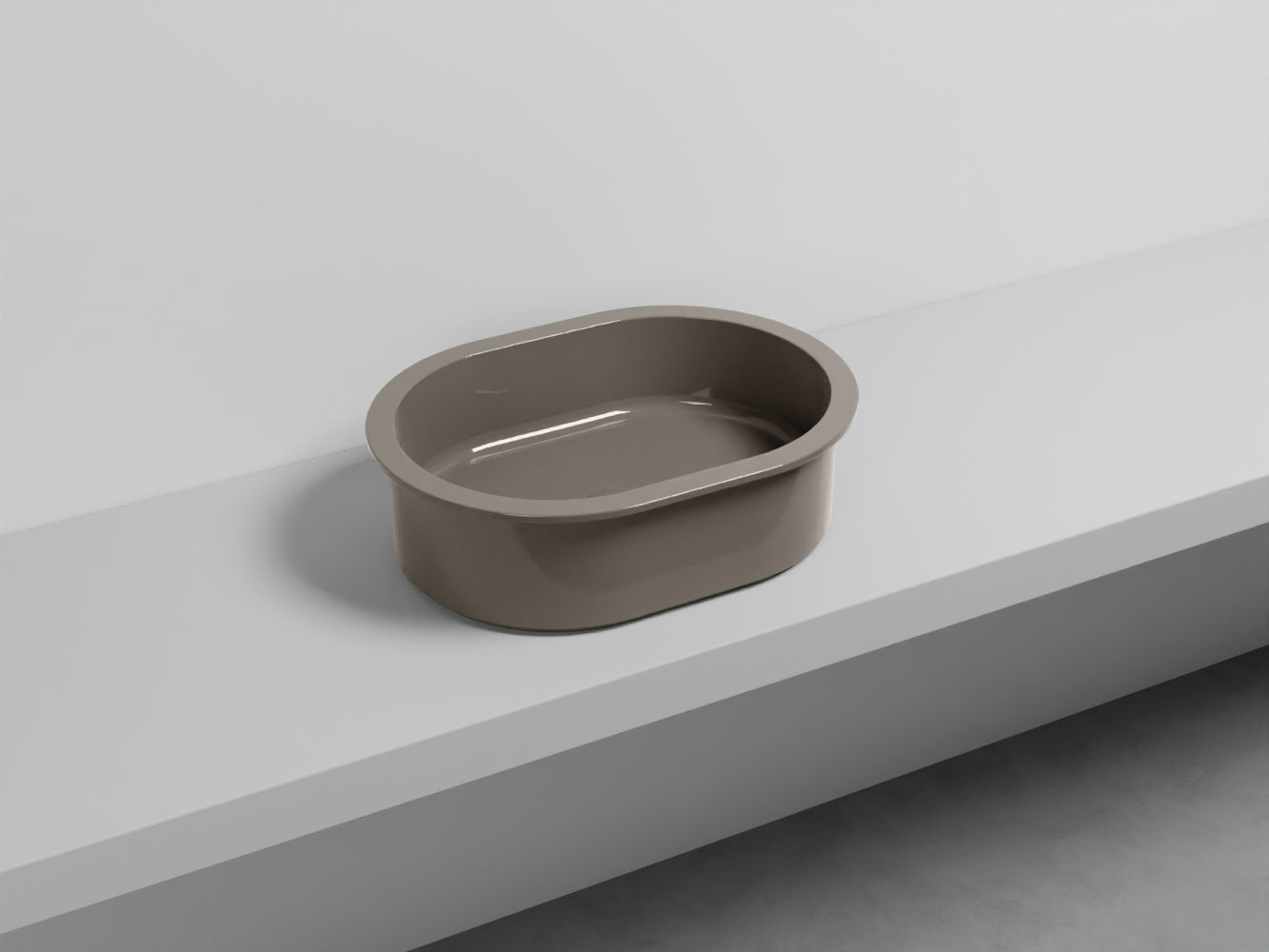 # LAVABO BACINELLA CATINO OVALE 55 - CIELO lavandino dal design minimalista per bagno