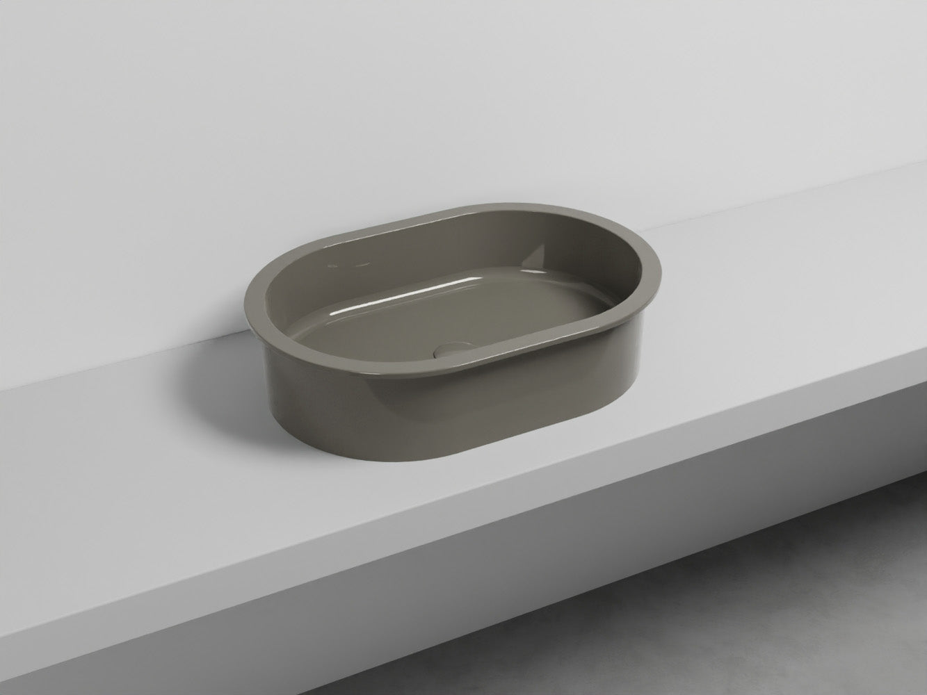 # LAVABO BACINELLA CATINO OVALE 65 - CIELO lavandino dal design minimalista per bagno
