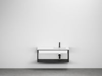# LAVABO SOSPESO ERA 100cm con STRUTTURA e BACINO DESTRO - CIELO può essere installato sia sospeso che da appoggio