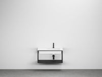 # LAVABO SOSPESO ERA 80cm con STRUTTURA e BACINO DESTRO - CIELO può essere installato sia sospeso che da appoggio