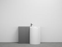# LAVABO FREESTANDING CON MOBILE A TERRA SINISTRO 90Cm ITACA - CIELO scarico parete