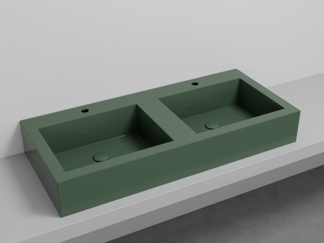 # LAVABO NARCISO DOPPIO - CIELO lavandino con vasca doppia per bagno design italiano