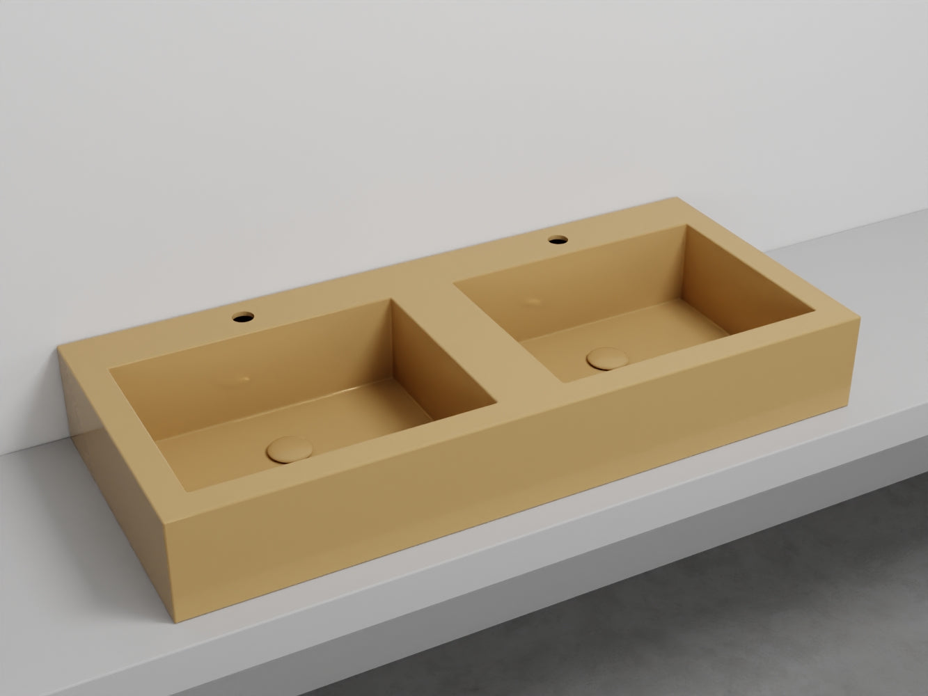 # LAVABO NARCISO DOPPIO - CIELO lavandino con vasca doppia per bagno design italiano