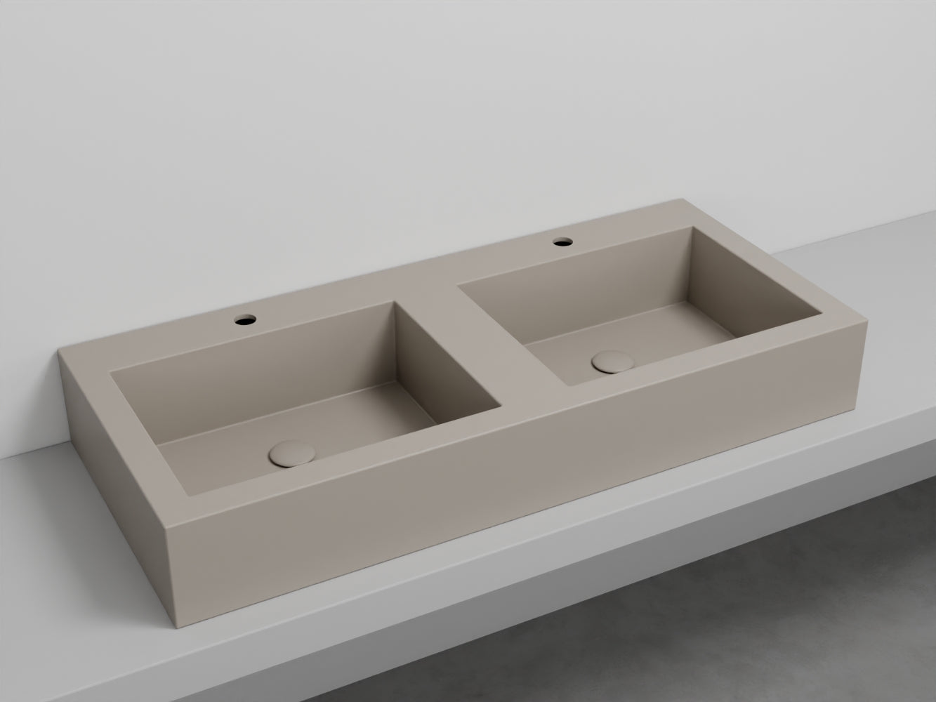# LAVABO NARCISO DOPPIO - CIELO lavandino con vasca doppia per bagno design italiano