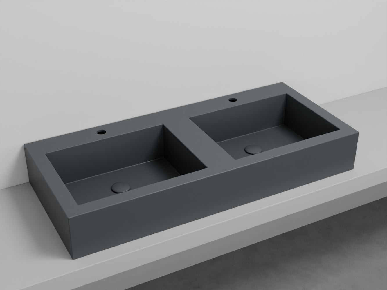# LAVABO NARCISO DOPPIO - CIELO lavandino con vasca doppia per bagno design italiano