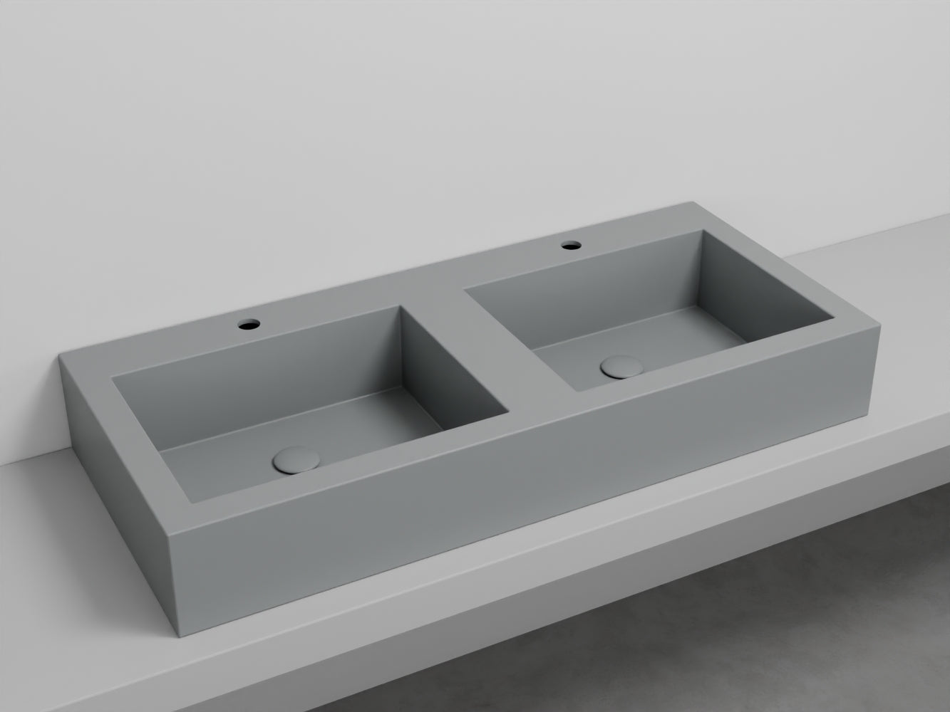 # LAVABO NARCISO DOPPIO - CIELO lavandino con vasca doppia per bagno design italiano