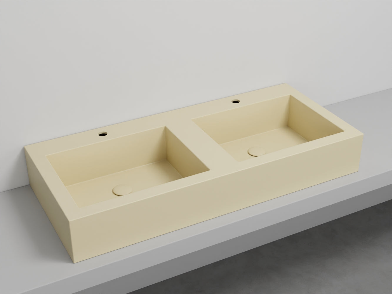 # LAVABO NARCISO DOPPIO - CIELO lavandino con vasca doppia per bagno design italiano
