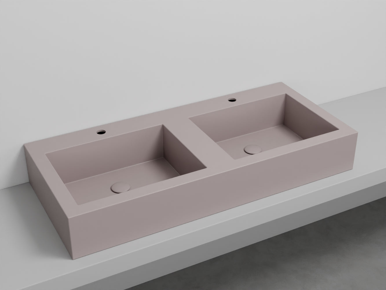 # LAVABO NARCISO DOPPIO - CIELO lavandino con vasca doppia per bagno design italiano