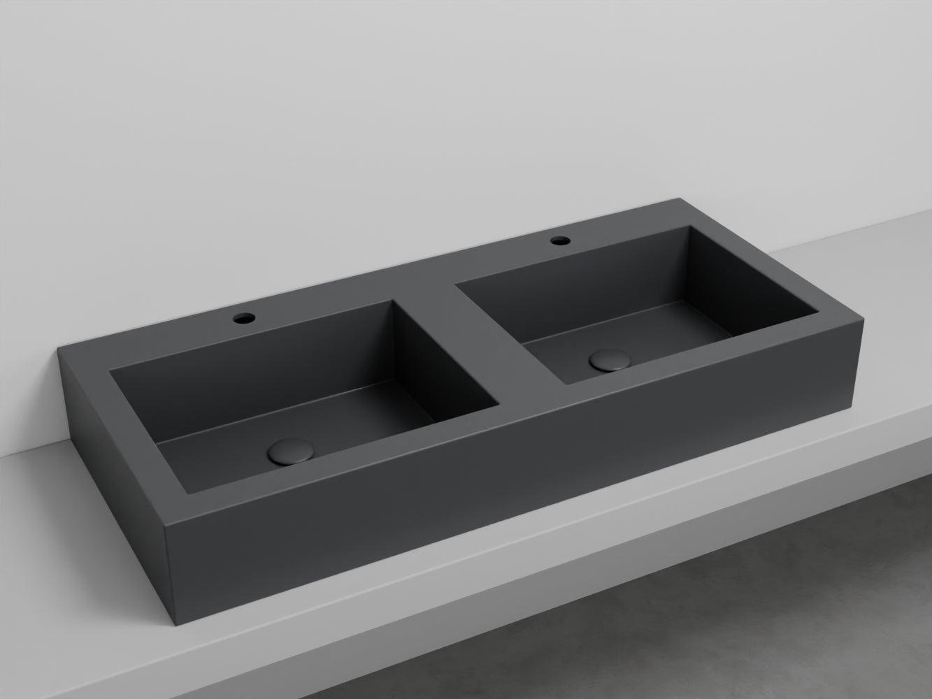 # LAVABO NARCISO DOPPIO - CIELO lavandino con vasca doppia per bagno design italiano