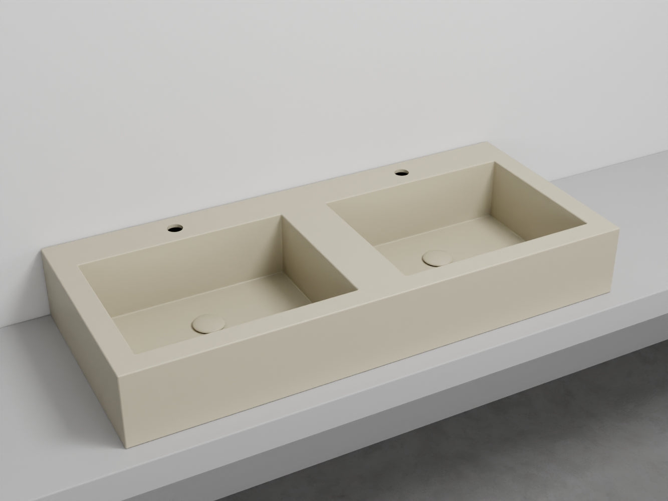 # LAVABO NARCISO DOPPIO - CIELO lavandino con vasca doppia per bagno design italiano