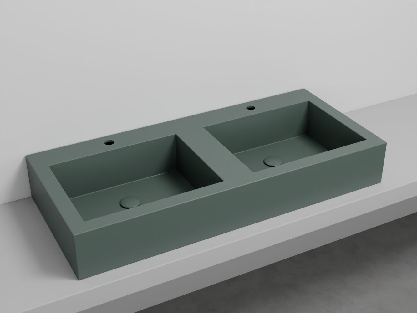# LAVABO NARCISO DOPPIO - CIELO lavandino con vasca doppia per bagno design italiano
