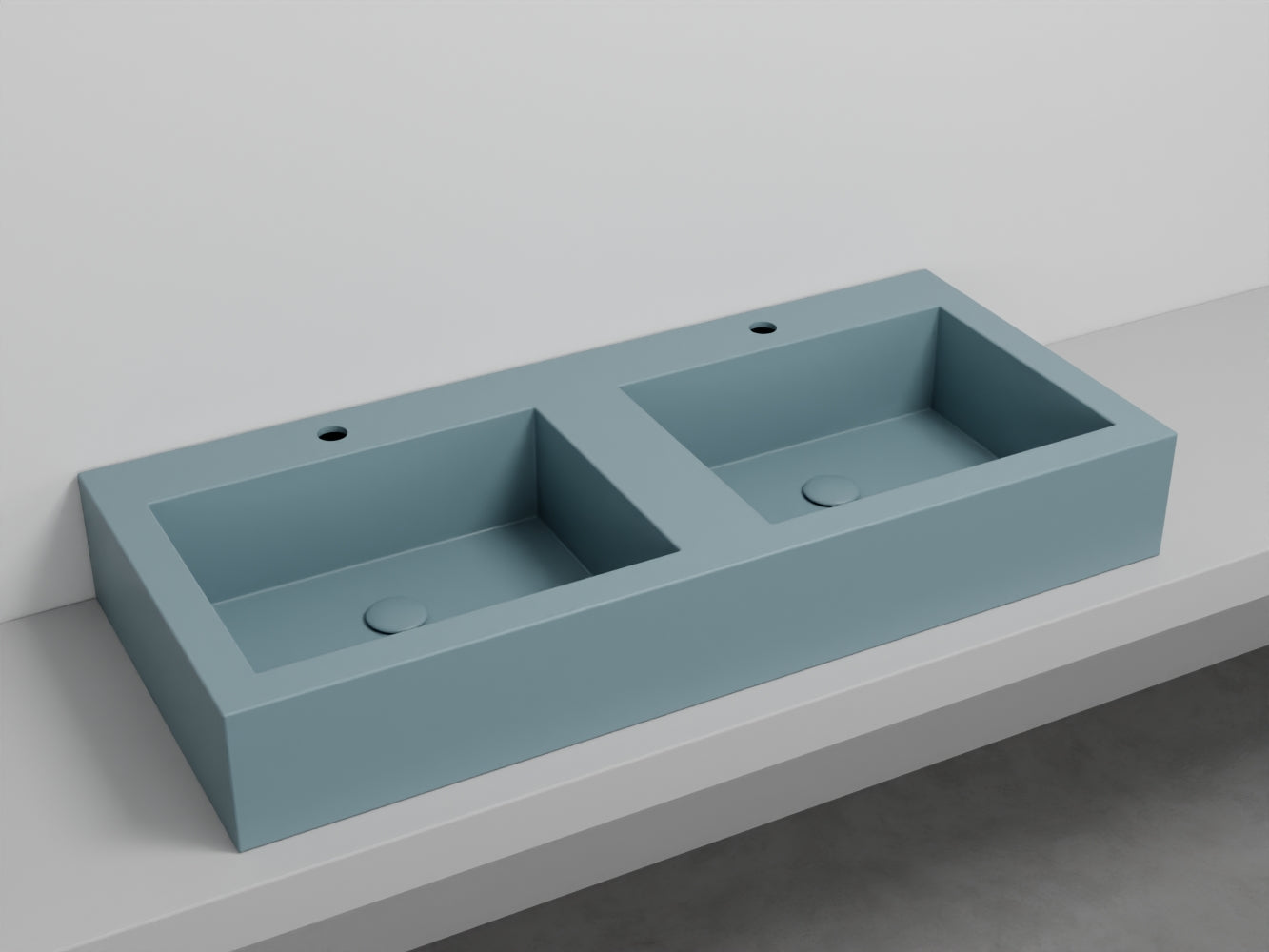 # LAVABO NARCISO DOPPIO - CIELO lavandino con vasca doppia per bagno design italiano