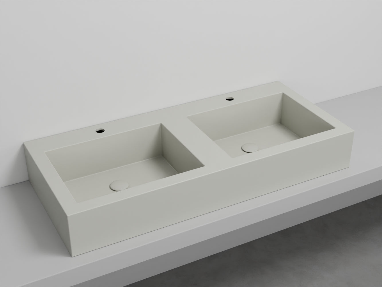 # LAVABO NARCISO DOPPIO - CIELO lavandino con vasca doppia per bagno design italiano