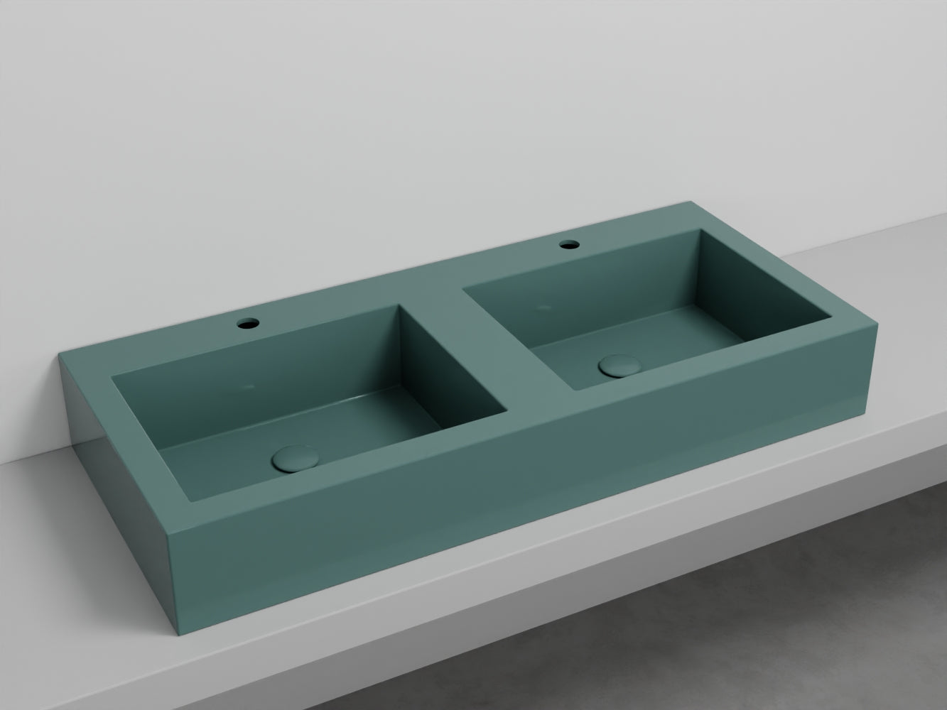 # LAVABO NARCISO DOPPIO - CIELO lavandino con vasca doppia per bagno design italiano