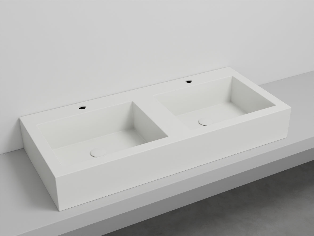 # LAVABO NARCISO DOPPIO - CIELO lavandino con vasca doppia per bagno design italiano