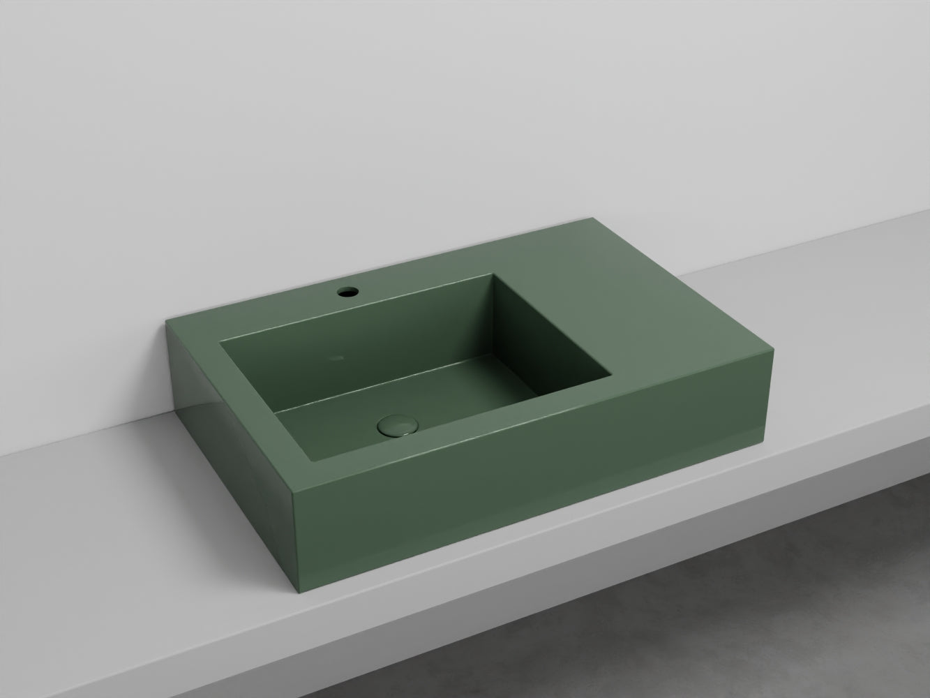 # LAVABO NARCISO MINI SINISTRO - CIELO lavandino in ceramica dal design raffinato e funzionale