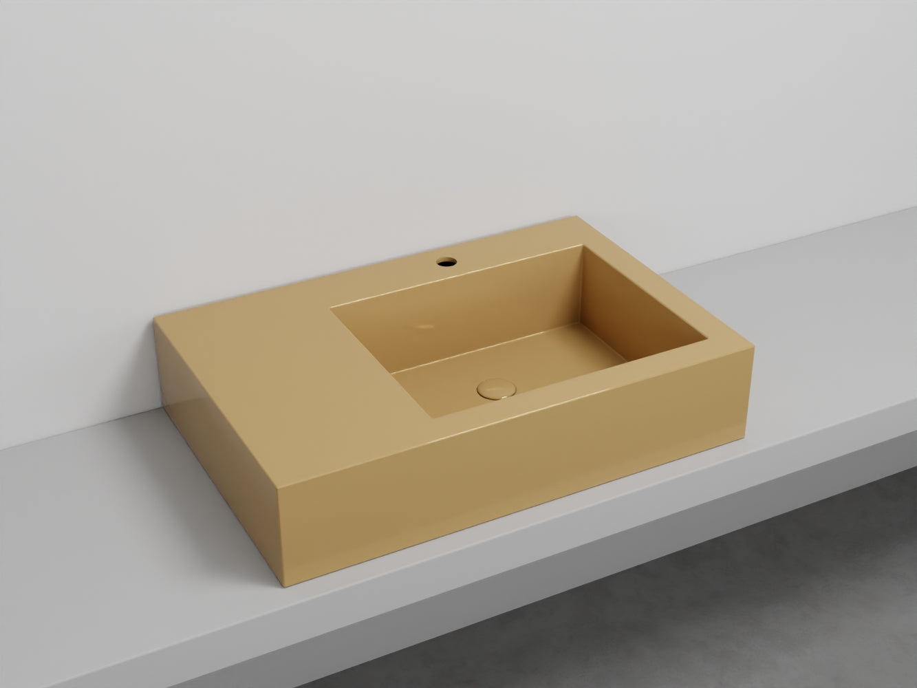 # LAVABO NARCISO MINI DESTRO - CIELO lavandino in ceramica dal design raffinato e funzionale