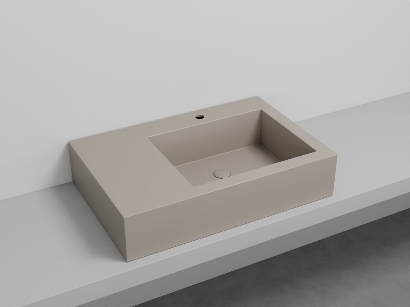 # LAVABO NARCISO MINI DESTRO - CIELO lavandino in ceramica dal design raffinato e funzionale