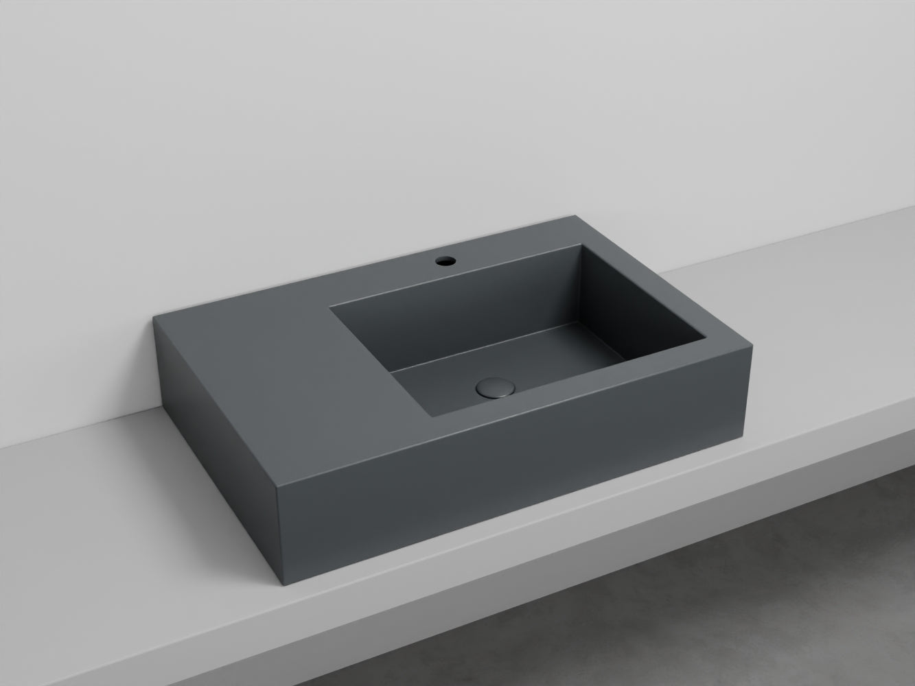 # LAVABO NARCISO MINI DESTRO - CIELO lavandino in ceramica dal design raffinato e funzionale