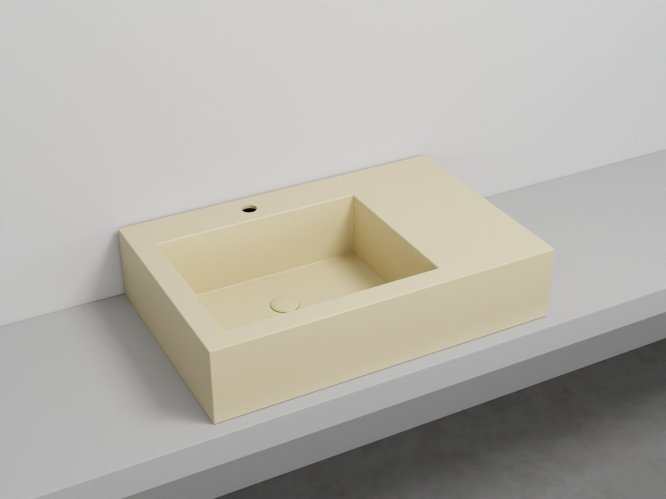 # LAVABO NARCISO MINI SINISTRO - CIELO lavandino in ceramica dal design raffinato e funzionale