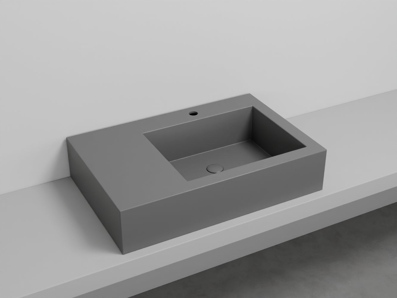 # LAVABO NARCISO MINI DESTRO - CIELO lavandino in ceramica dal design raffinato e funzionale