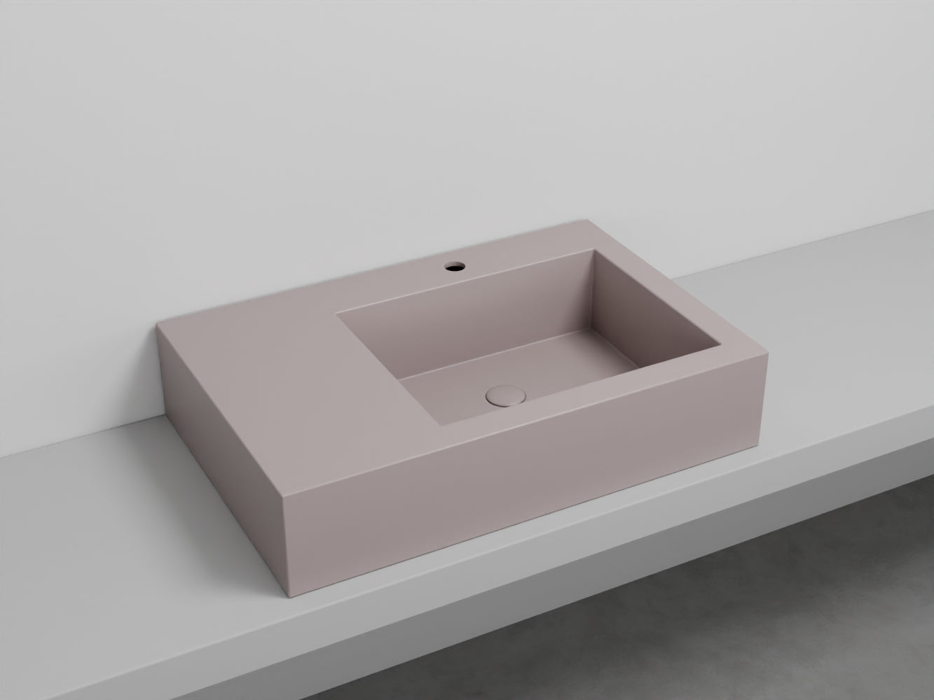 # LAVABO NARCISO MINI DESTRO - CIELO lavandino in ceramica dal design raffinato e funzionale