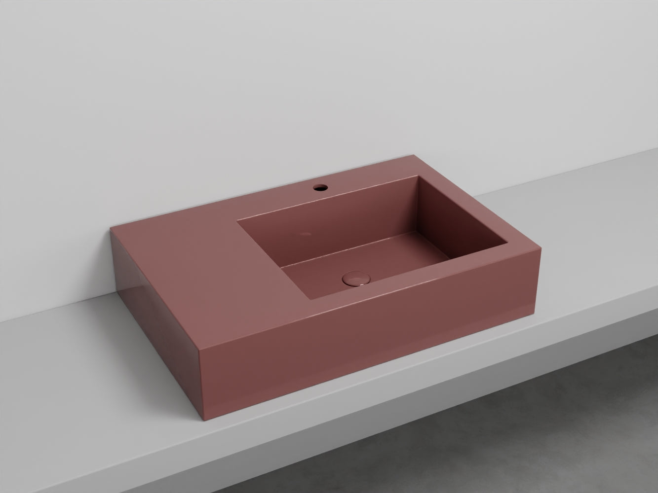 # LAVABO NARCISO MINI DESTRO - CIELO lavandino in ceramica dal design raffinato e funzionale