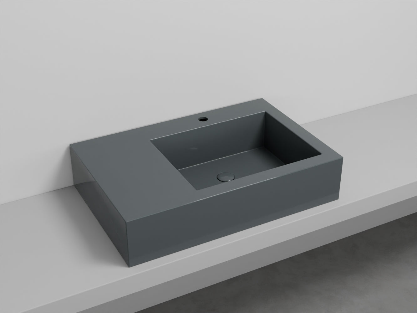 # LAVABO NARCISO MINI DESTRO - CIELO lavandino in ceramica dal design raffinato e funzionale