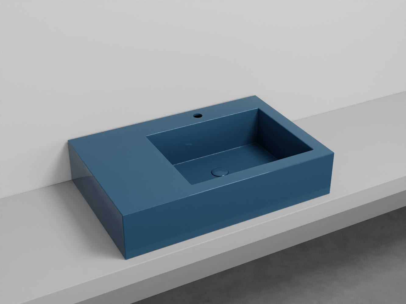 # LAVABO NARCISO MINI DESTRO - CIELO lavandino in ceramica dal design raffinato e funzionale